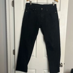 Mens Black Levi 541 Jeans